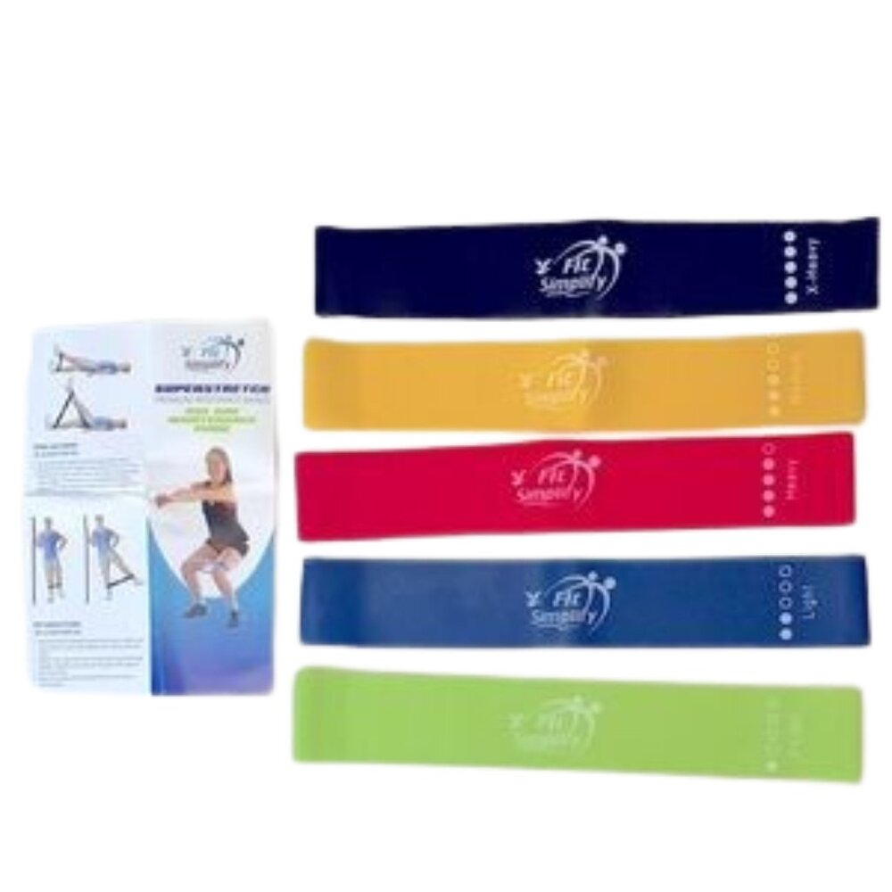 Fit Simplify Resistance Loop Exercise Bands Set